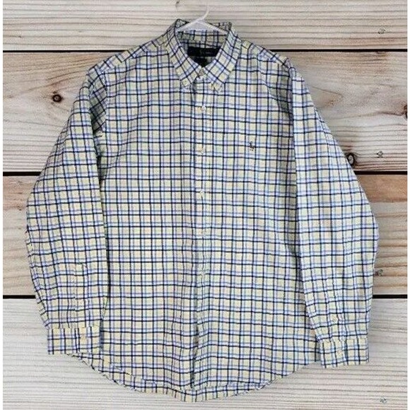 Ralph Lauren Classic Fit Men's XL‎ Shirt Button Down Plaid Pit To Pit 26 In - Picture 1 of 9